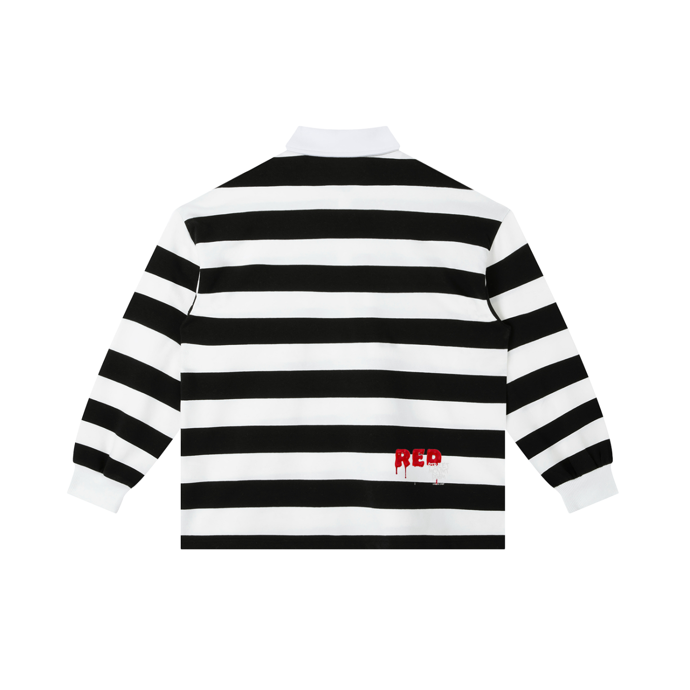KISS THE DRIP Stripe Polo Shirt