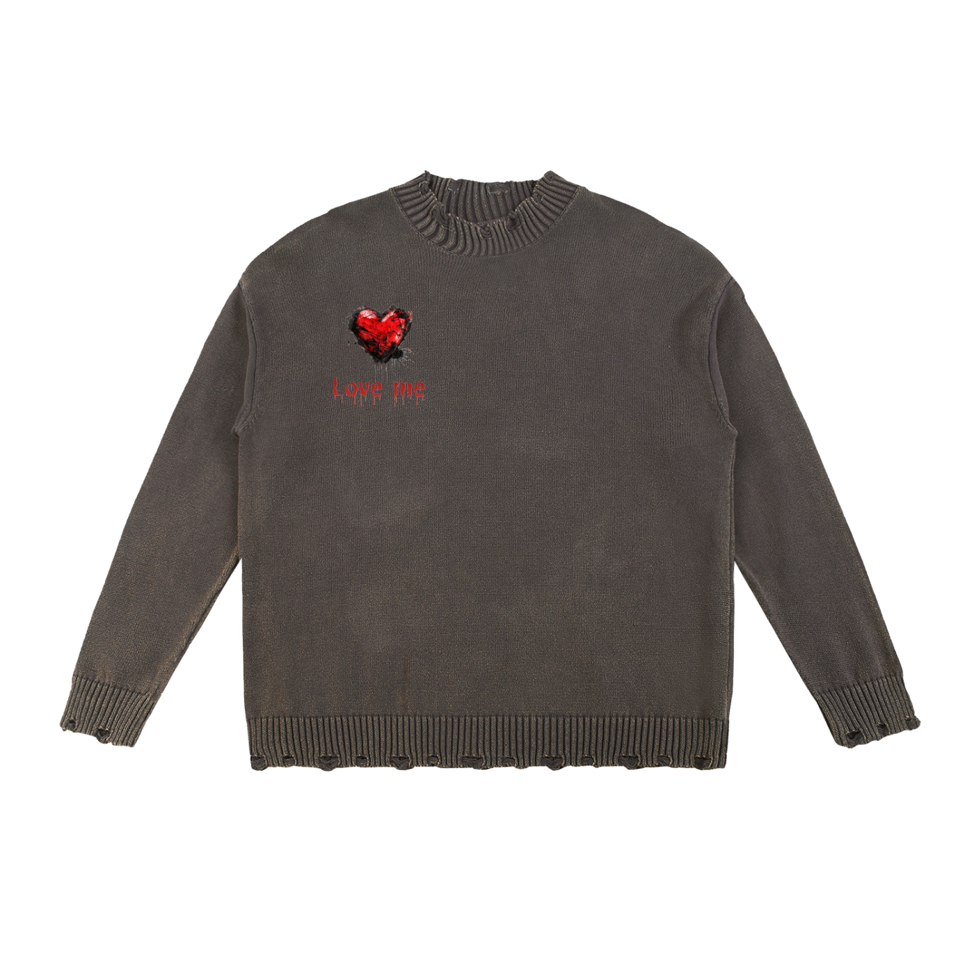 Black Heart Sweater