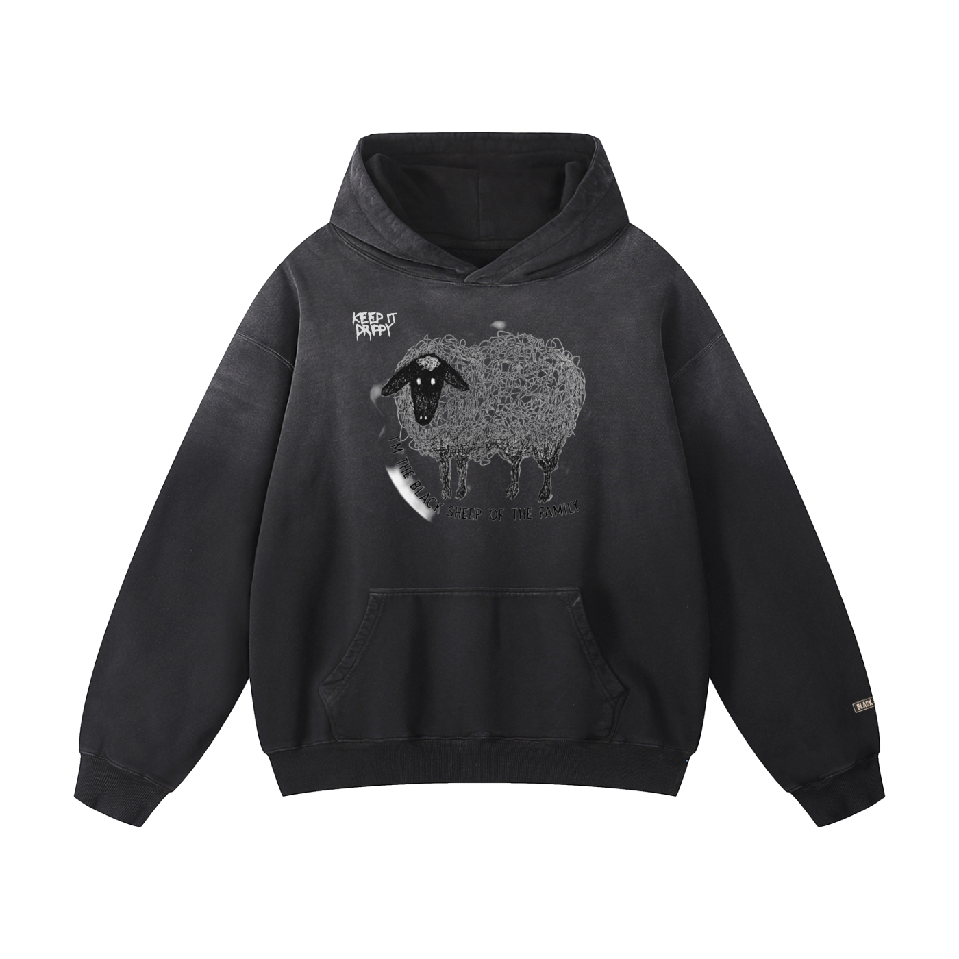KEEP OUT BLACK SHEEP Hoodie