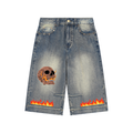 Fire Denim Shorts