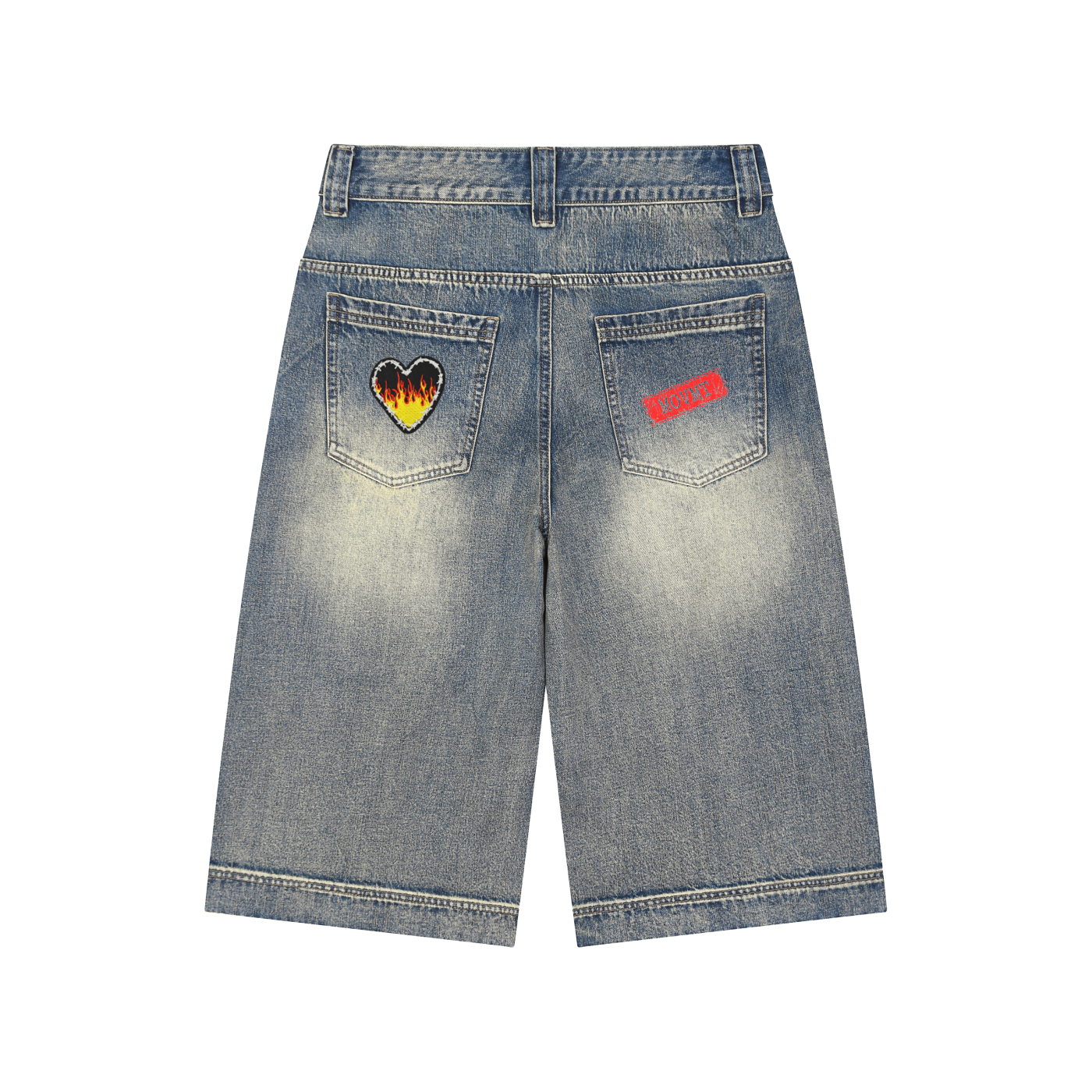 Fire Denim Shorts