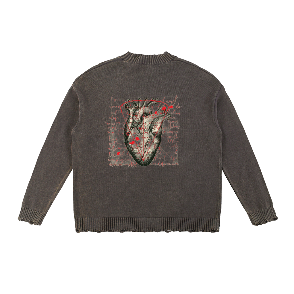 Black Heart Sweater