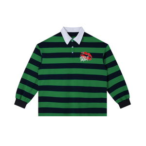 Green with Navy Blue